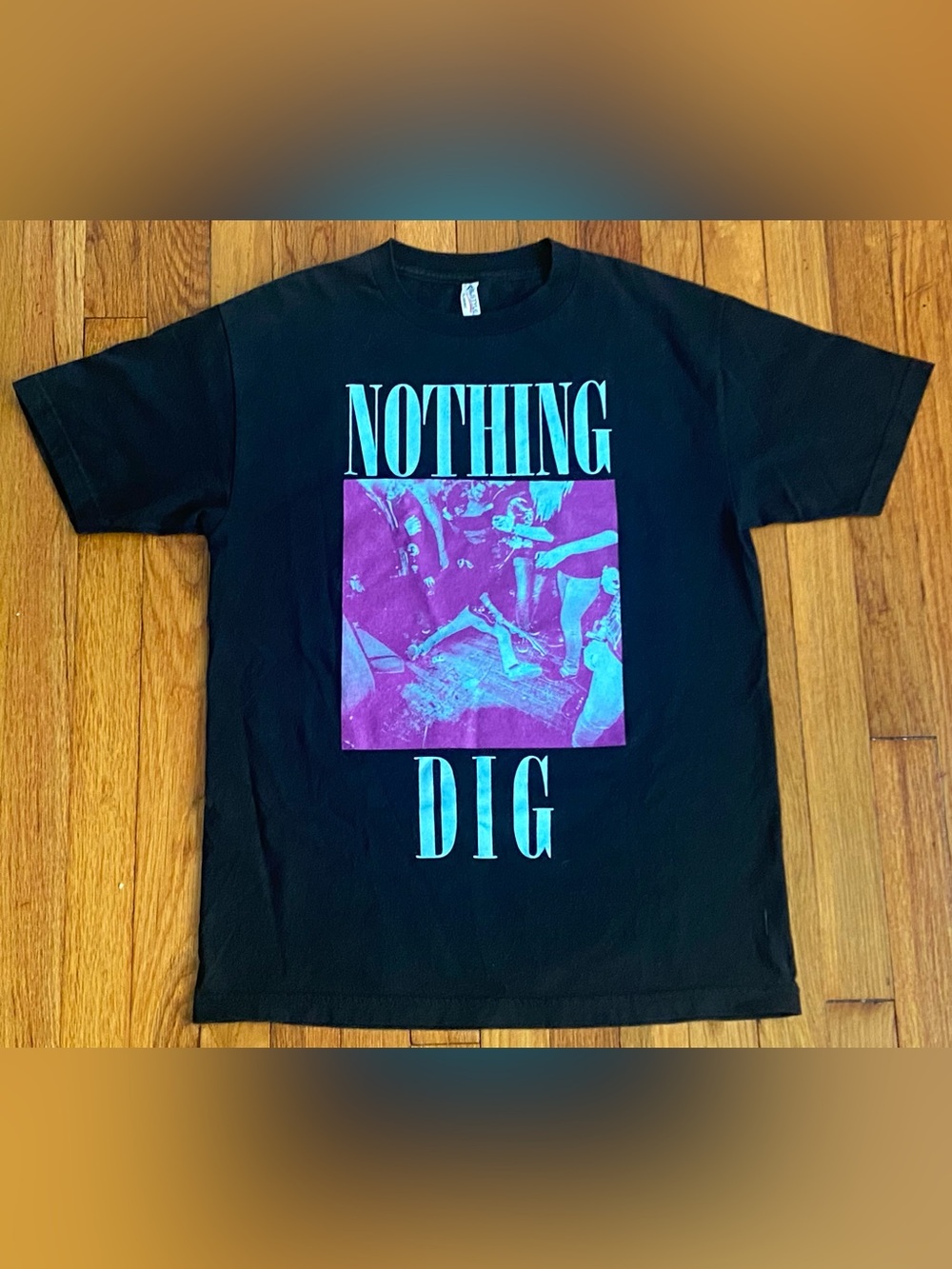 NOTHING shoegaze / emo / grunge / fuzz rock band black T-Shirt.